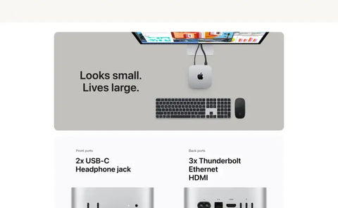 Open BOX - Apple 2024 Mac Mini (Apple M4 chip with 10-core CPU and 10-core GPU 16GB Unified Memory 256GB) - Silver