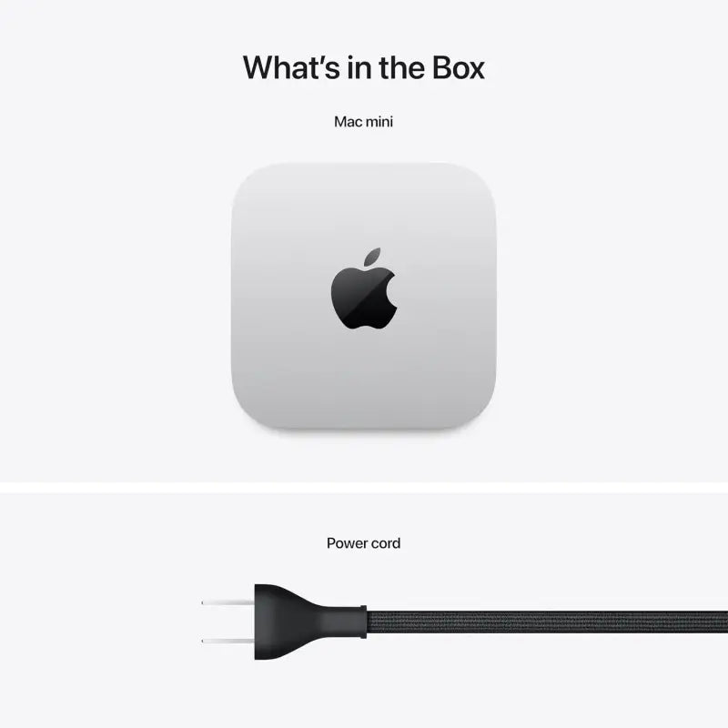 Open BOX - Apple 2024 Mac Mini (Apple M4 chip with 10-core CPU and 10-core GPU 16GB Unified Memory 256GB) - Silver