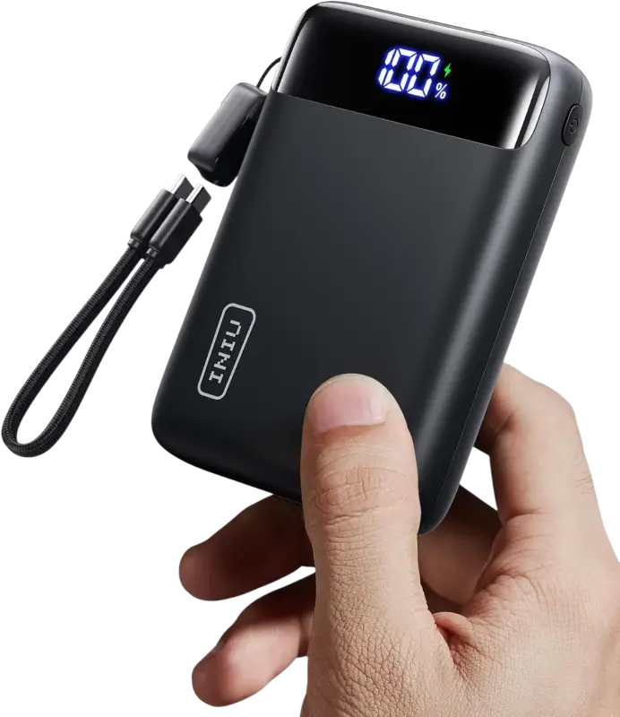 INIU Portable Charger Smallest 22.5W 20000mAh USB C in & Out Power Bank Fast Charging PD 3.0 + QC 4.0 Phone Battery