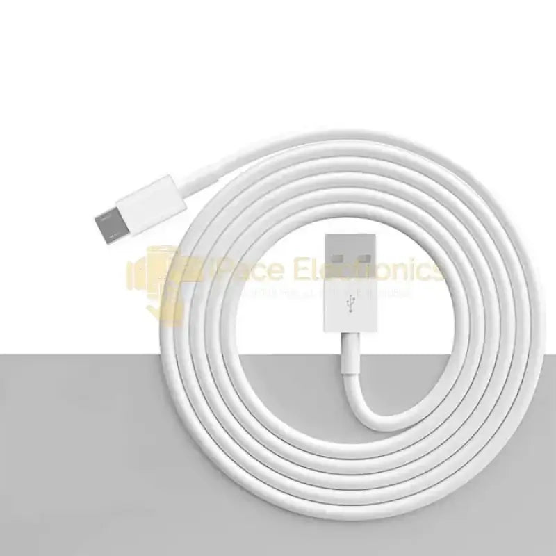 1m micro USB cable by IPace Electronics with a durable white design for reliable charging