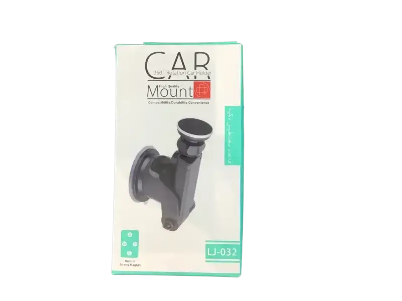 IPace Electronics 360 degree car phone holder with strong suction for versatile mounting