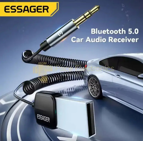 Bluetooth Aux Adapter for Car featuring Bluetooth 5.0 for seamless audio streaming