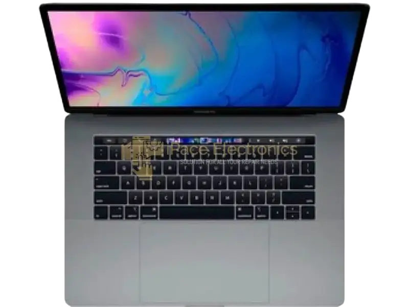2019 MacBook Pro 15.4 inch for sale showcasing the sleek design and backlit keyboard