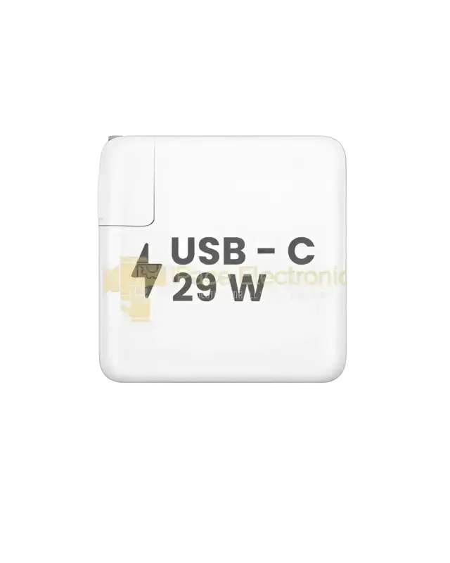 iPace Electronics 29W USB-C charger for MacBook with compact design for efficient charging