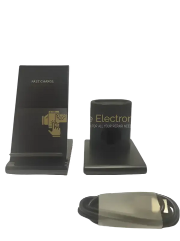 3 in 1 wireless charging station with phone stand, Apple Watch dock, and AirPods charger