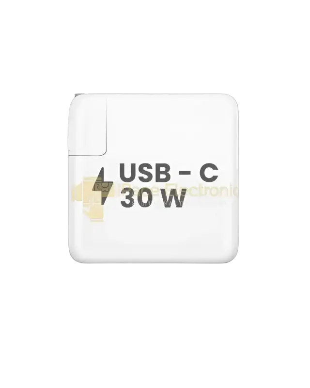 iPace Electronics 30W USB-C charger for MacBook with compact design for fast charging