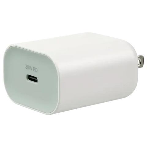 IPace Electronics 30W USB-C fast charger in white with compact design for quick device charging