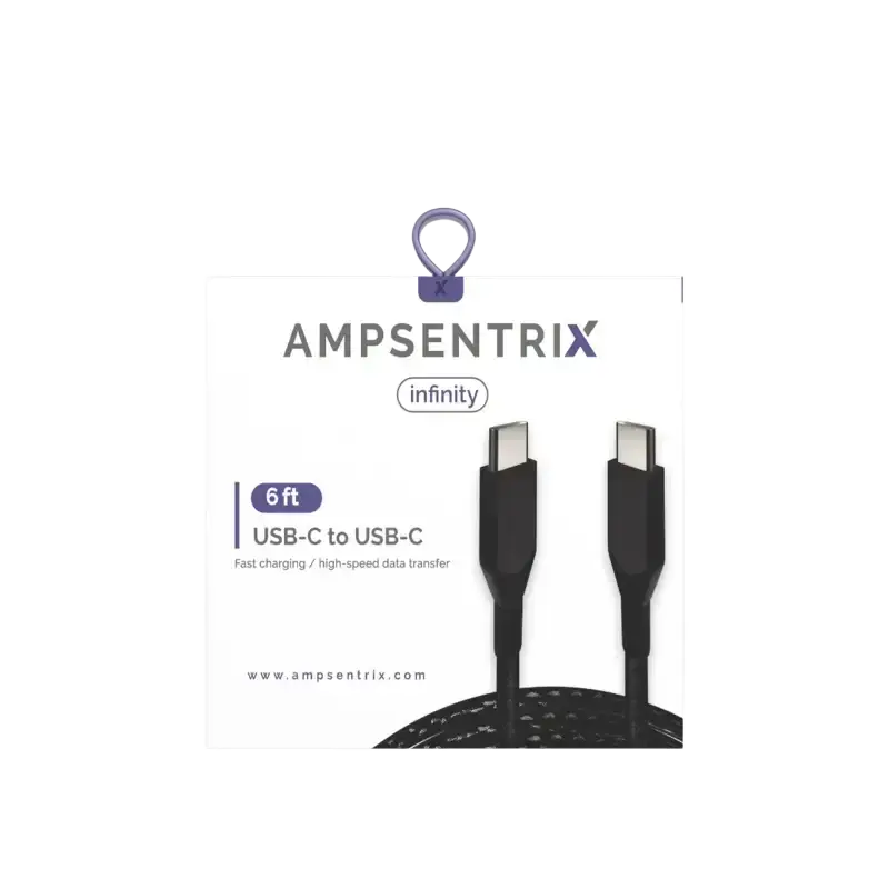 IPace Electronics 6 ft USB C to USB C replacement cable for fast charging and high-speed data transfer