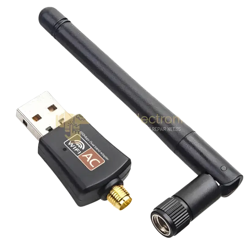iPace Electronics 600mbps USB WiFi adapter with external antenna for improved wireless connectivity