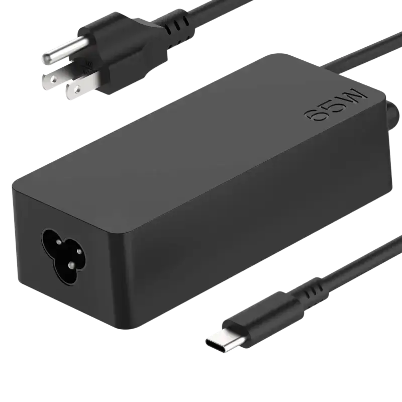 IPace Electronics 65W USB C charger for Lenovo laptop with compact design and fast charging capability