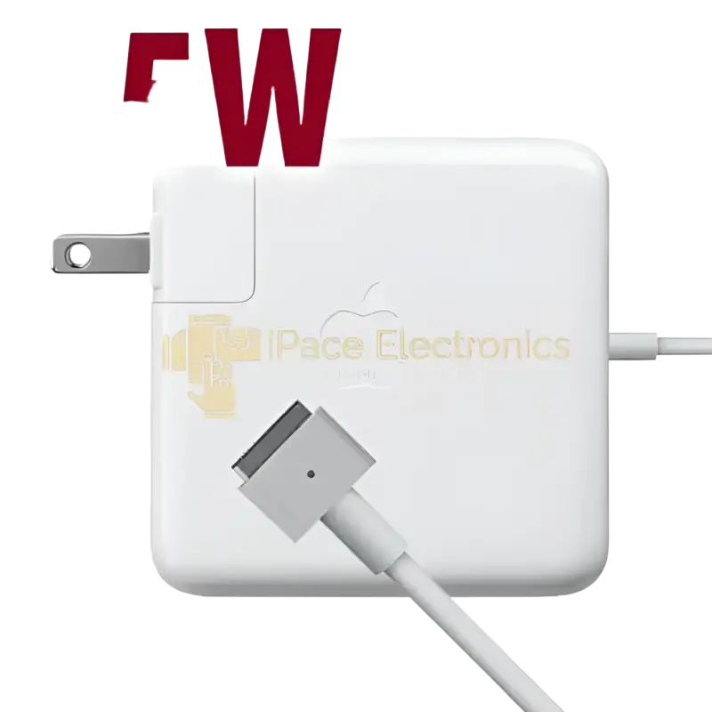 85W MagSafe 2 power adapter by iPace Electronics with magnetic connector for reliable charging