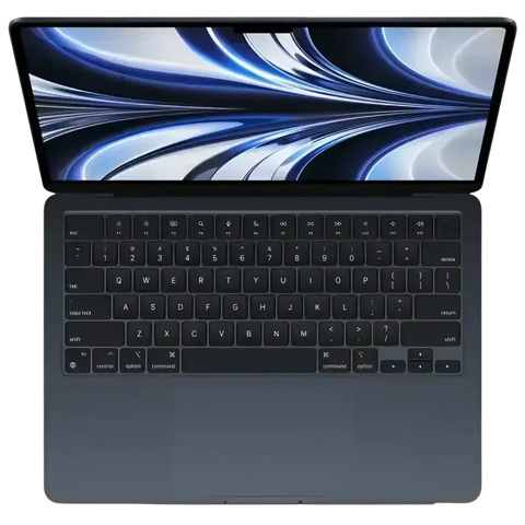 Apple MacBook Air M2 2022 for sale featuring a sleek design and illuminated keyboard