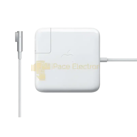 Apple MagSafe Power Adapter in white for efficient charging of MacBook devices