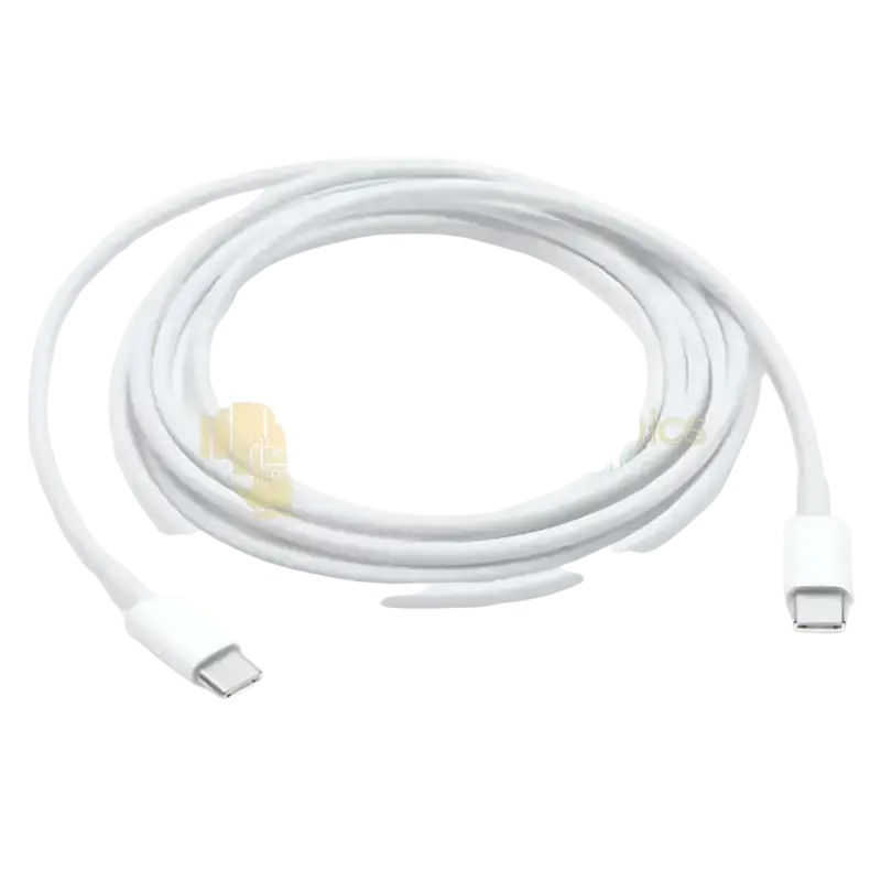 Apple USB-C charging cable 2m in white for fast charging and data transfer compatibility