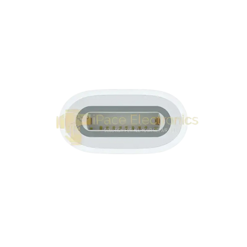 Apple USB-C to Apple Pencil adapter in white for easy connectivity and charging