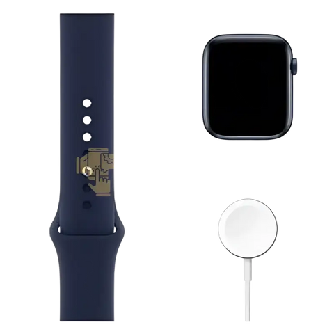 Apple Watch SE 44mm 2nd generation in navy blue with sleek design and fitness tracking features