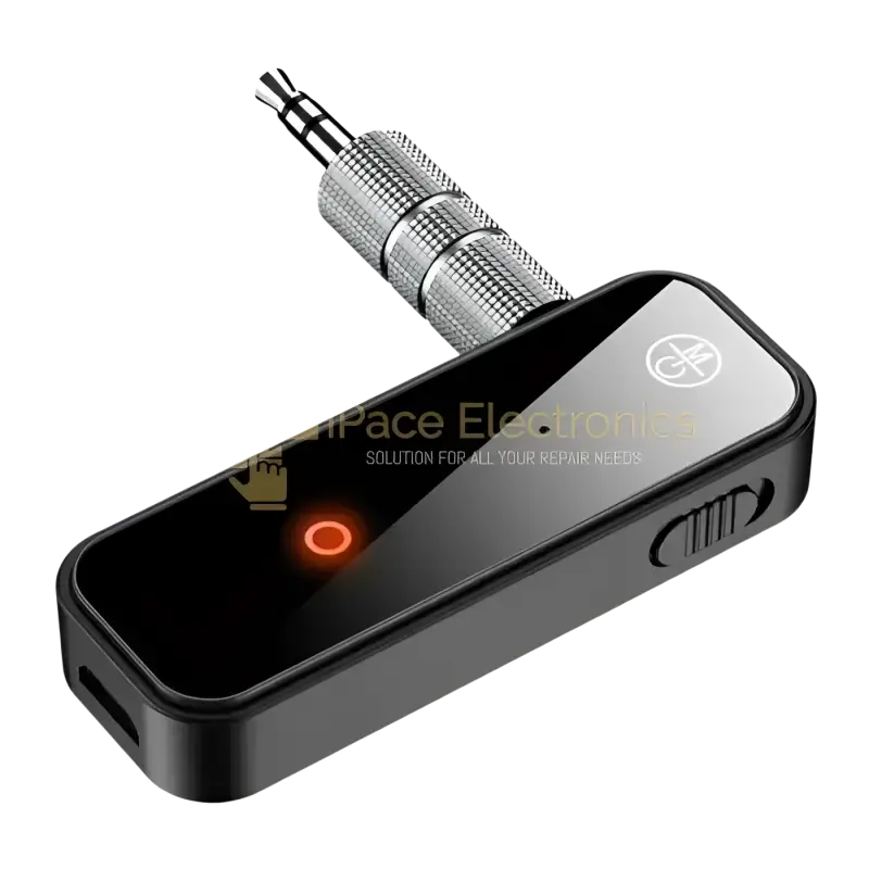 IPace Electronics Bluetooth 5.0 audio receiver with sleek design for wireless sound streaming