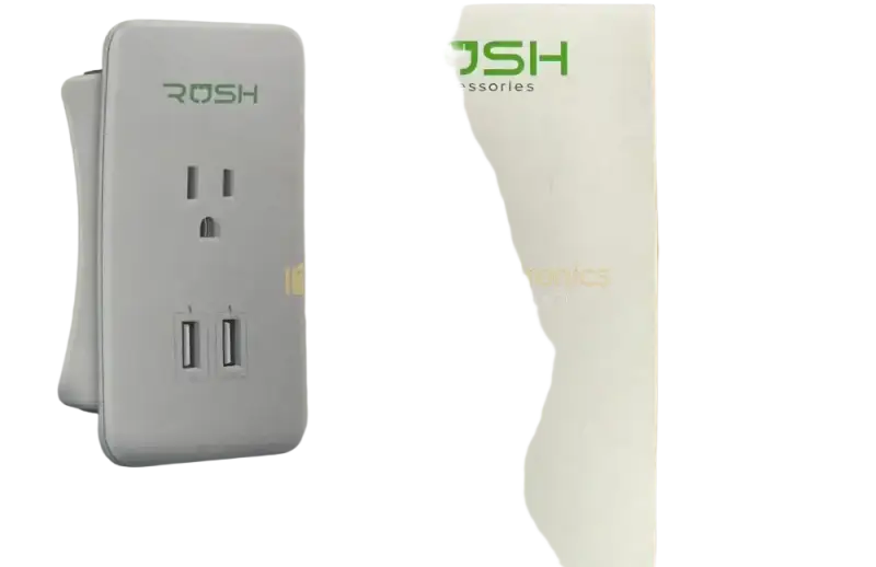 Dual USB charger outlet from IPace Electronics with two USB ports for convenient device charging