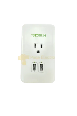 Dual USB charger outlet from IPace Electronics with two USB ports for convenient device charging
