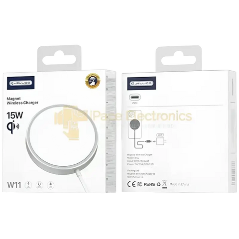 ellico W11 magnetic wireless charger with 15W power for fast and convenient charging