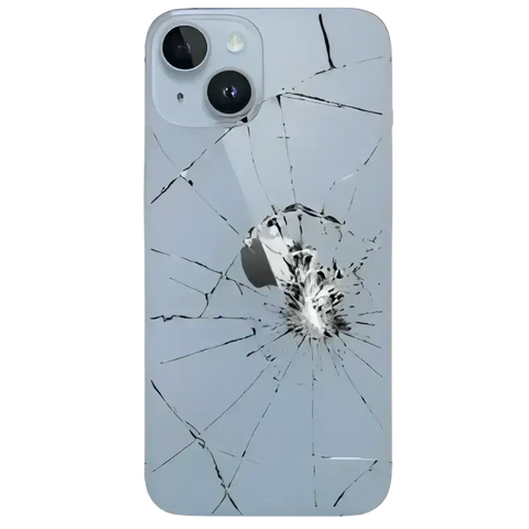 iPhone back glass repair replacement parts with protective film for easy installation