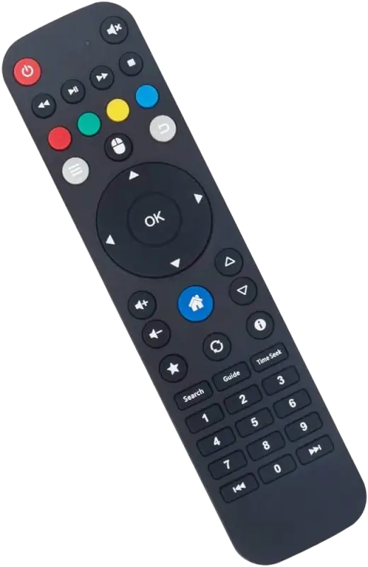 Jadoo Envision TV remote replacement featuring easy-to-use buttons for seamless navigation