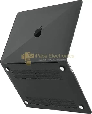 MacBook Air 13 inch hard shell case in sleek black design for protection and style