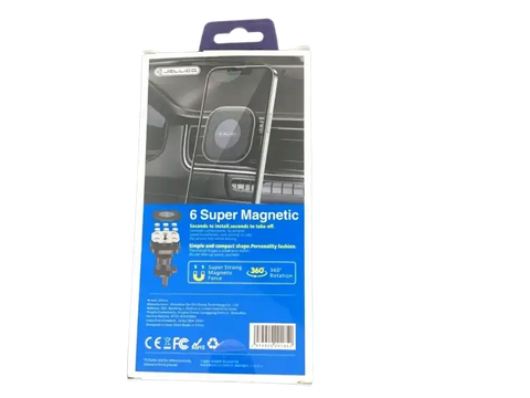 IPace Electronics magnetic car phone holder with super strong magnet and 360-degree rotation for easy access