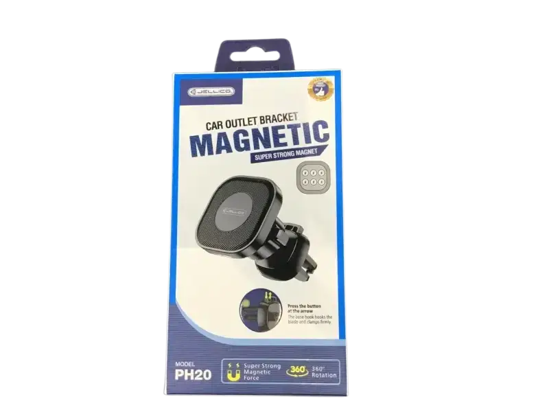 IPace Electronics magnetic car phone holder with super strong magnet and 360-degree rotation for easy access