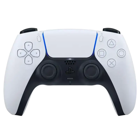 IPace Electronics PlayStation 5 DualSense wireless controller in white and black design for gaming