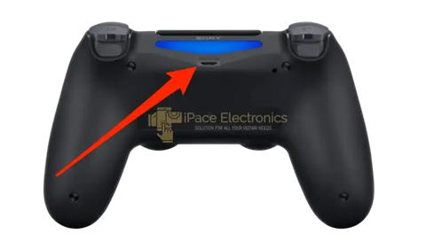 Close-up of a PS4 controller charging port replacement feature for easy repair from iPace Electronics