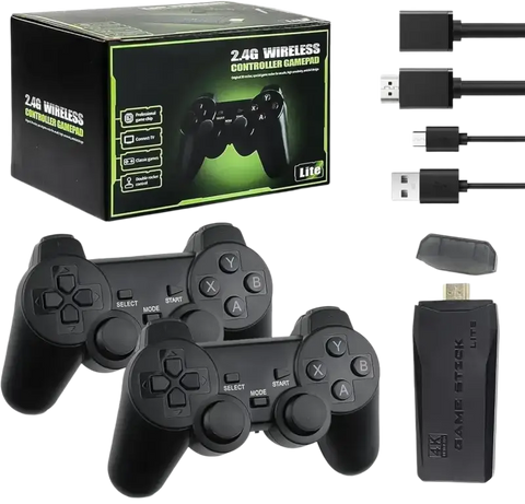 IPace Electronics 2.4G Wireless Game Controller for retro game stick with 20000 games