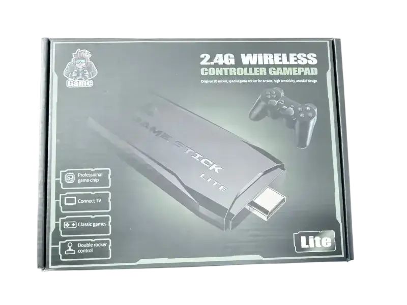 IPace Electronics game stick with 20000 games and wireless controller for retro gaming experience