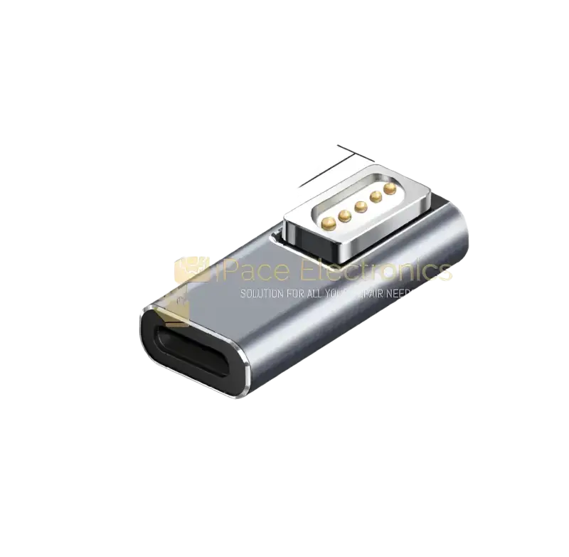 Type C to MagSafe 1 adapter by iPace Electronics with precise dimensions for compatibility