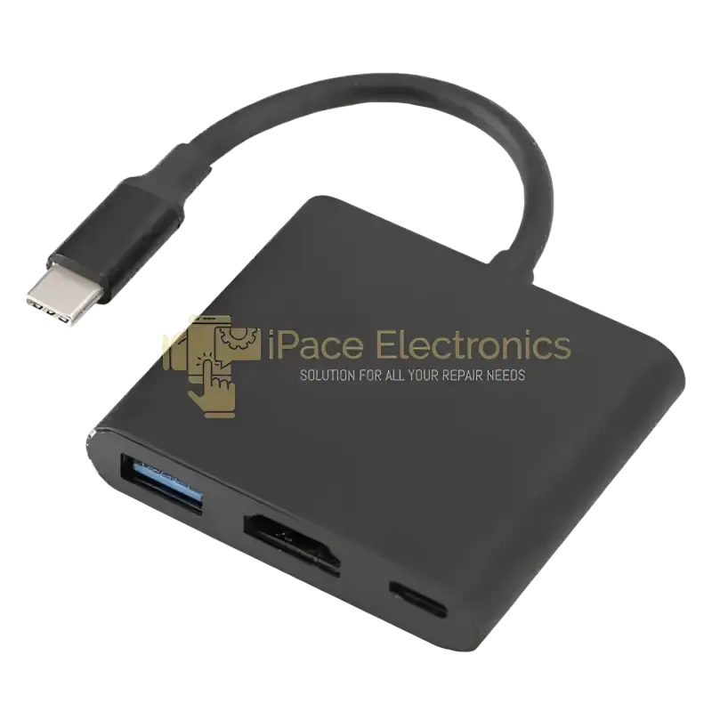 IPace Electronics USB-C to HDMI adapter 4K with additional USB port for enhanced connectivity