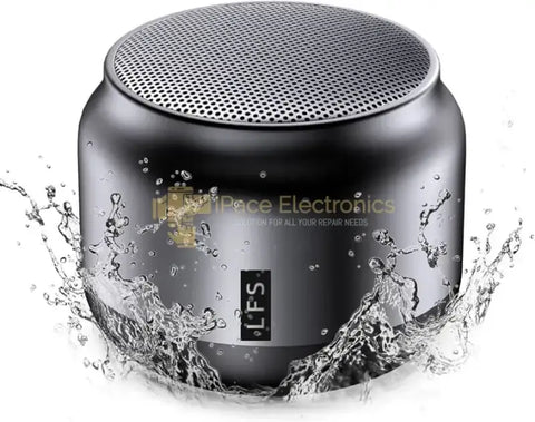 IPace Electronics mini Bluetooth portable speaker in sleek design, waterproof and perfect for outdoor use