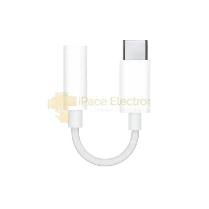 iPace Electronics type c to 3.5mm headphone adapter for connecting headphones to USB-C devices