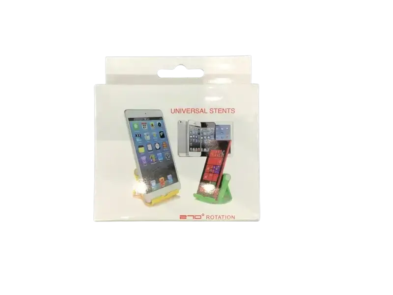 IPace Electronics universal phone stand 270 degree rotation in packaging for versatile device display