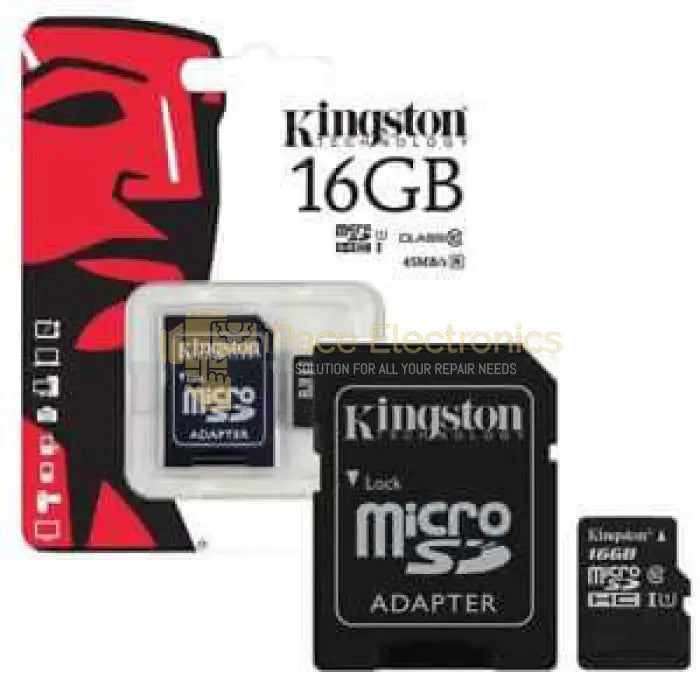 Kingston 16Gb Micro Sd - Class 10 Microsd Card