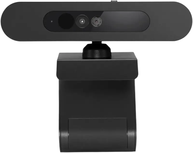 Lenovo 500 full hd usb webcam black with sleek design and integrated microphone for electronics store near me use