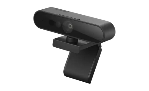 Lenovo 500 full hd usb webcam in sleek black with integrated privacy shutter perfect for electronics store near me and phone repair