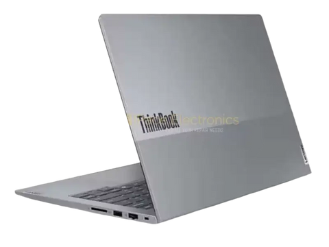 Lenovo ThinkBook 14 G2 ITL laptop in silver with sleek design and multiple connectivity ports