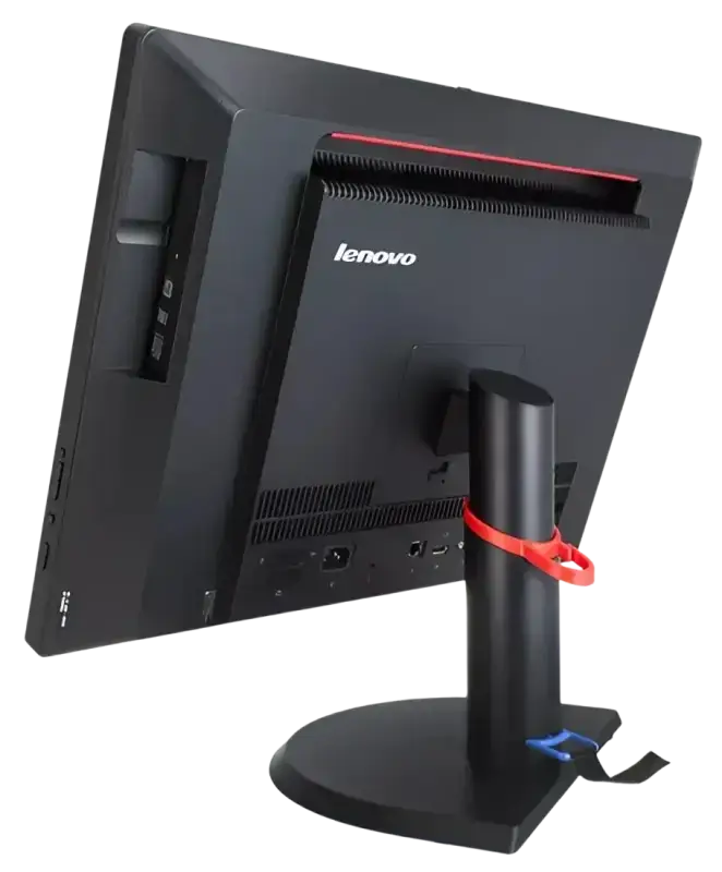 Lenovo ThinkCentre M93z all in one PC with sleek design and adjustable stand for workspace efficiency