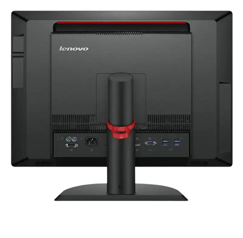 Lenovo ThinkCentre M93z all in one PC with sleek design and adjustable stand for workspace efficiency