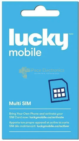 Lucky Mobile 4G Lte Multi Sim Card - Nano Micro Standard 3 In 1 Accessories