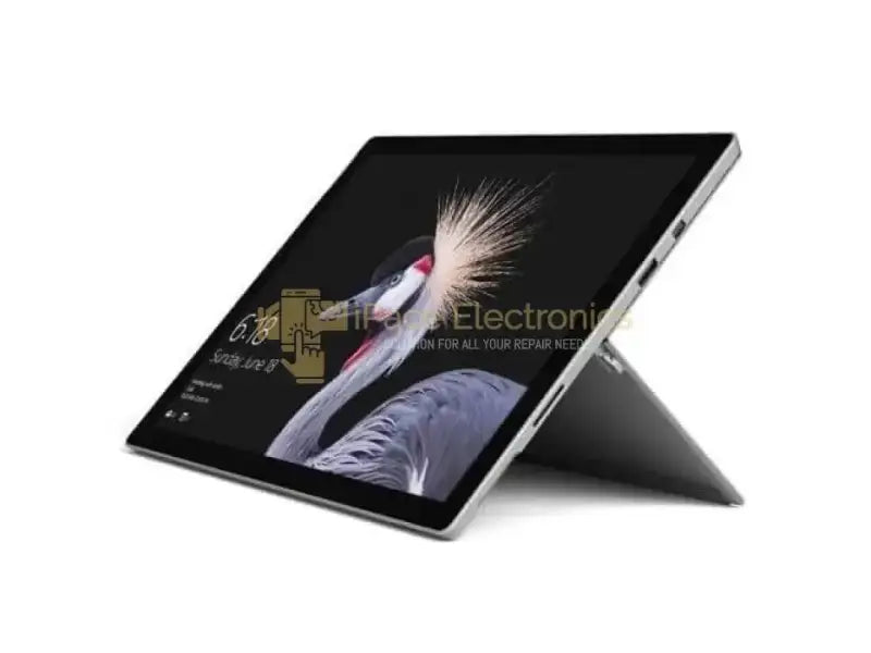 Microsoft Surface Pro 6 preowned for sale showing sleek design and vibrant display with adjustable kickstand