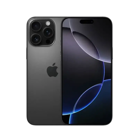 Open box iPhone 16 Pro Max unlocked in sleek black design with premium features