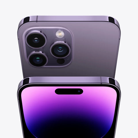 (Excellent) - Apple iPhone 14 Pro 128GB - Deep Purple - Unlocked