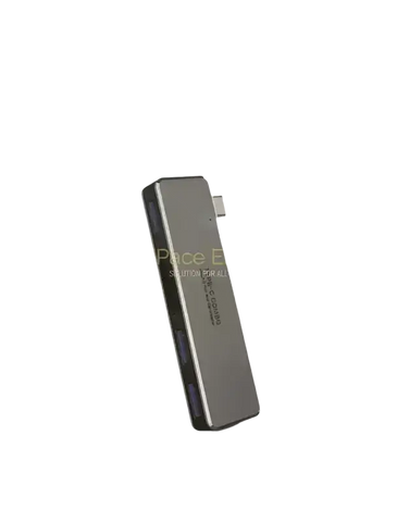iPace Electronics Type C Card Reader and USB 3.0 Hub in sleek metallic design for rapid file transfers