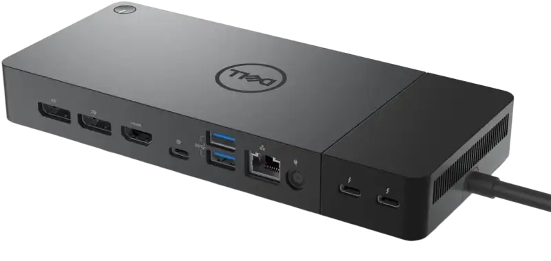 Dell WD22TB4 Thunderbolt 4 Dock - 2 Thunderbolt 4 Ports Up to 5120 x 2880 Video Res HDMI 2.0 DP 1.4 USB-C USB-A Gigabit